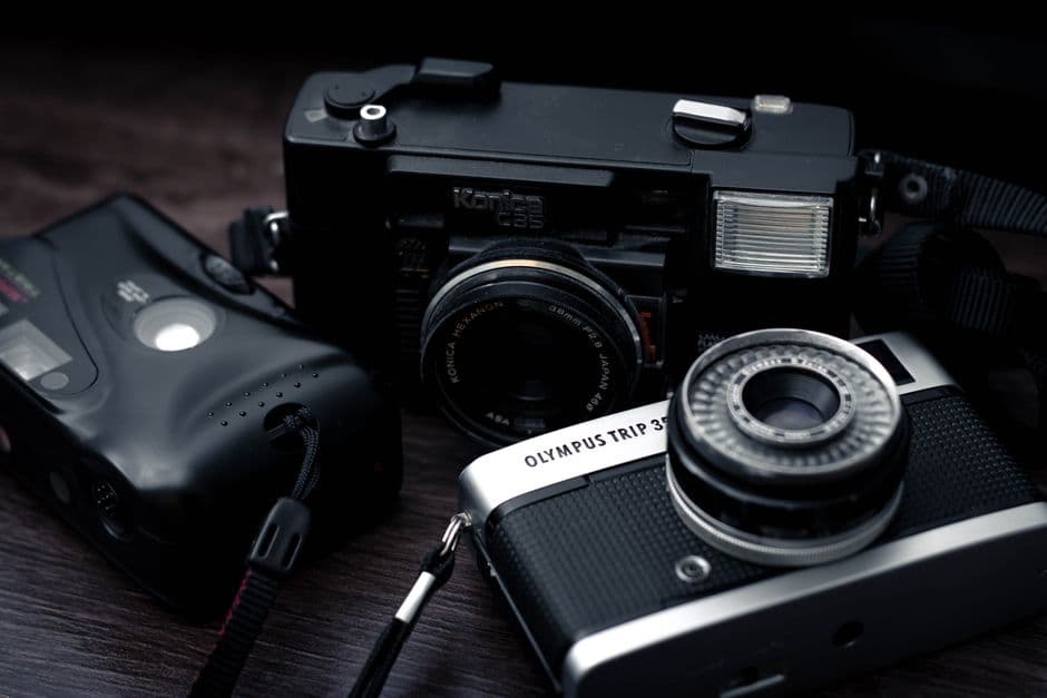 Appareil photo argentique vintage