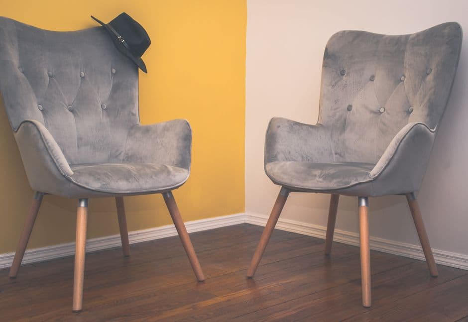 Fauteuil d'appoint en velours