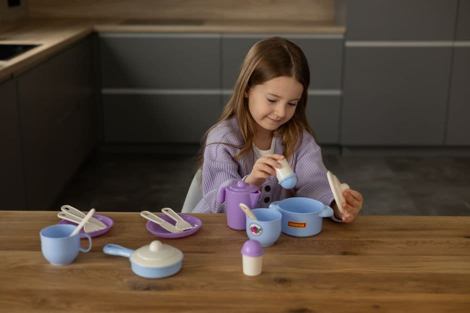 Kids' Wooden Kitchen Playset